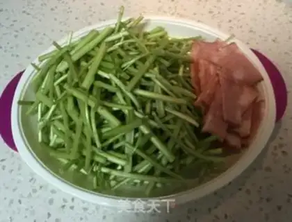 Make Steamed bacon step 0