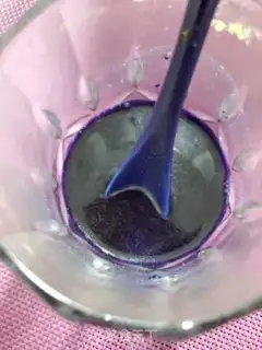 Make The blue chrysanthemum step 1