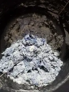 Make The blue chrysanthemum step 2