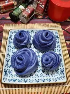 Make The blue chrysanthemum step 12