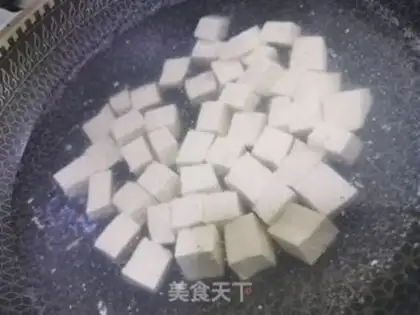 Make Spicy tofu step 1