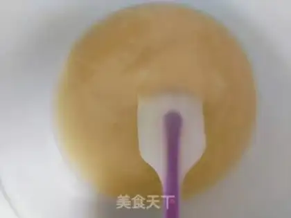 Make Black sesame peanut peaches step 2