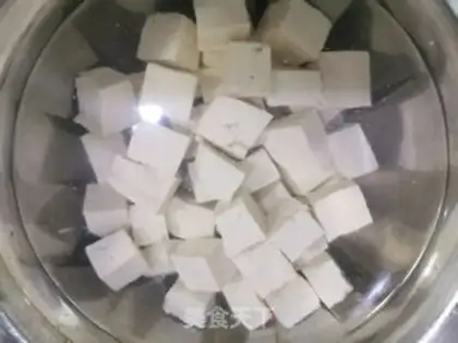 Make Spicy tofu step 2
