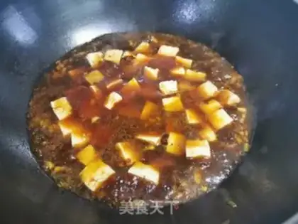 Make Spicy tofu step 6