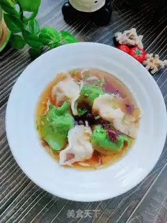 Make Cream shrimp sour dumplings step 11