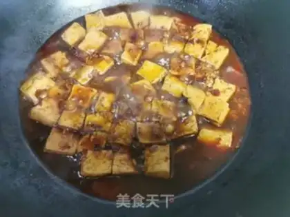 Make Spicy tofu step 7