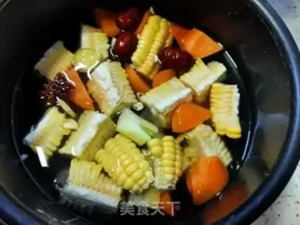 Make Corn Mountain pharmaceuum soup step 6
