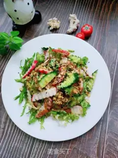 Make Sesame sauce vegetable salad step 10