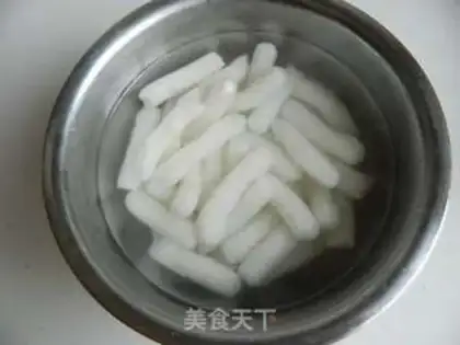 Make Abalone fried cake step 2