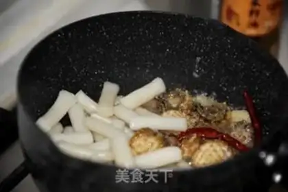 Make Abalone fried cake step 4