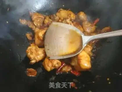 Make A chicken leg with mushrooms step 10