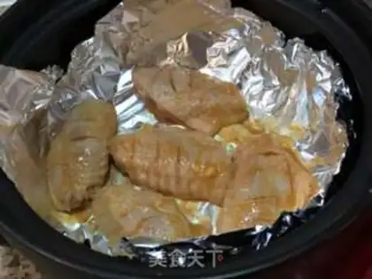 Make A casserole roasted chicken wings step 5