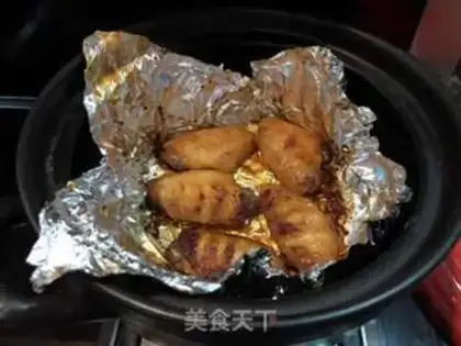 Make A casserole roasted chicken wings step 7