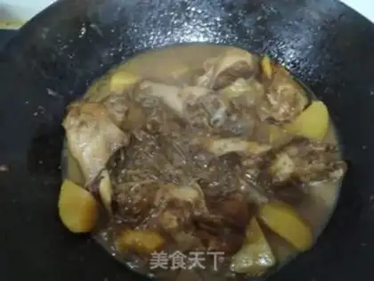 Make Chicken wings and potatoes step 7