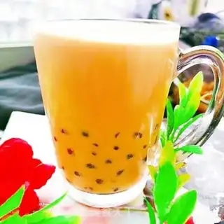 Make Pearl milk tea step 6
