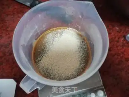 Make Red rice cake step 1