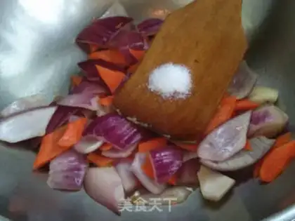 Make Egg carrot onions step 7