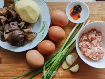 Make Fish and eggs step 0