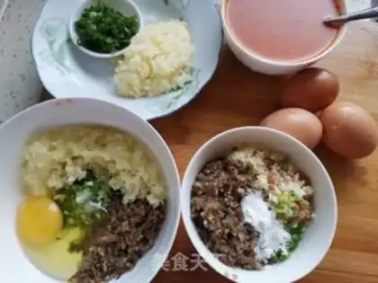 Make Fish and eggs step 1