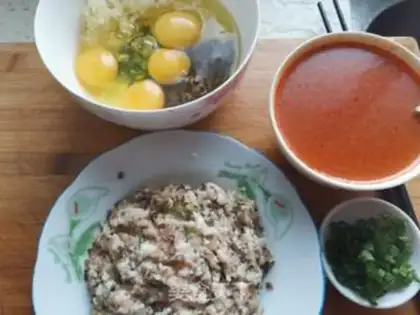Make Fish and eggs step 2