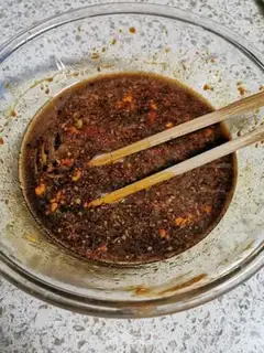 Make Plum chow step 1