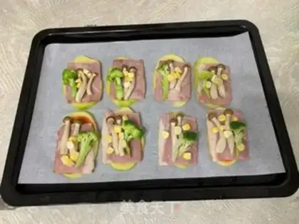 Make Potato bacon pizza step 1