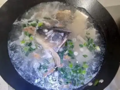 Make Fish tofu soup step 1