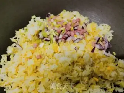 Make Gold fried rice step 4