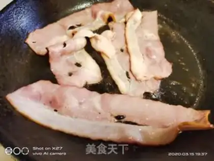 Make Butter bacon sandwich step 1