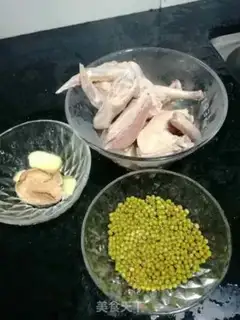 Make Dove green bean soup step 1