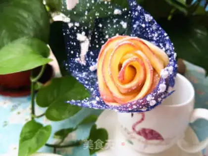 Make Apple roses step 8