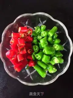 Make Twin pepper noodles step 2