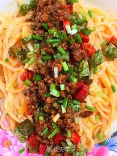 Make Twin pepper noodles step 6
