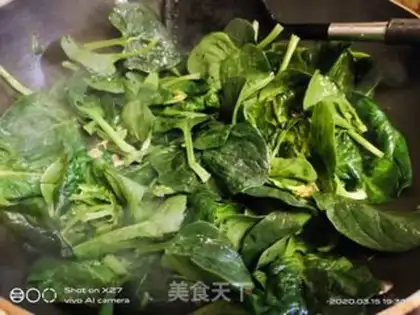 Make Sausage spinach step 3