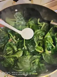 Make Sausage spinach step 4