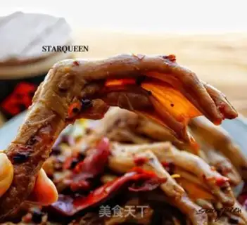 Make Spicy duck palm step 9