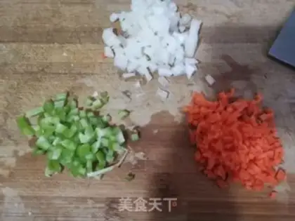 Make Soy sauce and egg fried rice step 0