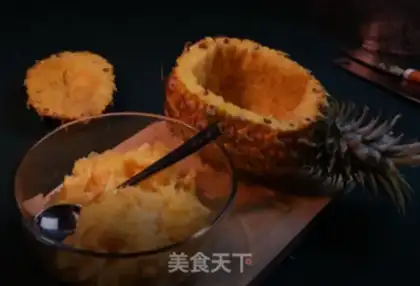Make Pineapple rice step 3