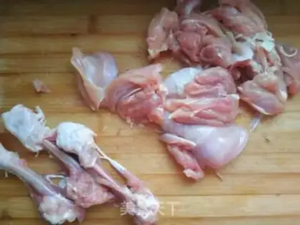 Make Chicken string step 1