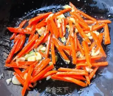 Make Cream carrot and shrimp step 5