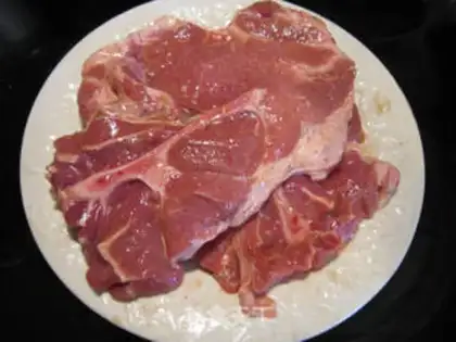 Make CHARCOAL ROAST T-BONE PORK CHOP step 2
