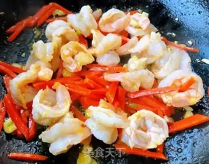 Make Cream carrot and shrimp step 7
