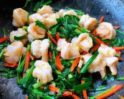 Make Cream carrot and shrimp step 9
