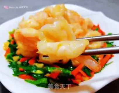 Make Cream carrot and shrimp step 11
