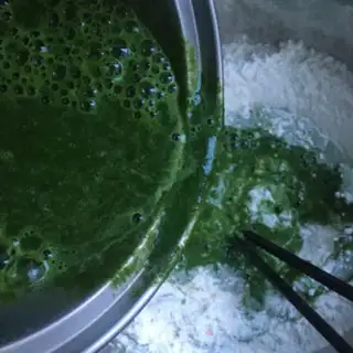 Make The spinach juice is cold step 3