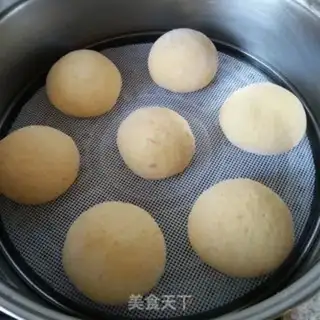Make Pumpkin bean buns step 7