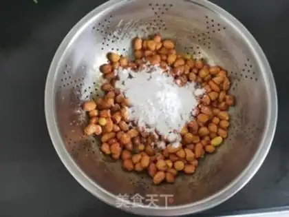 Make Frozen peanut rice step 2