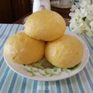 Make Pumpkin bean buns step 9