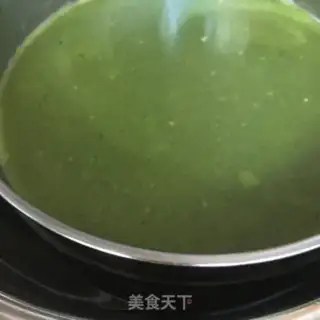 Make The spinach juice is cold step 9