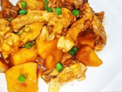 Make Chicken fork and potatoes step 0